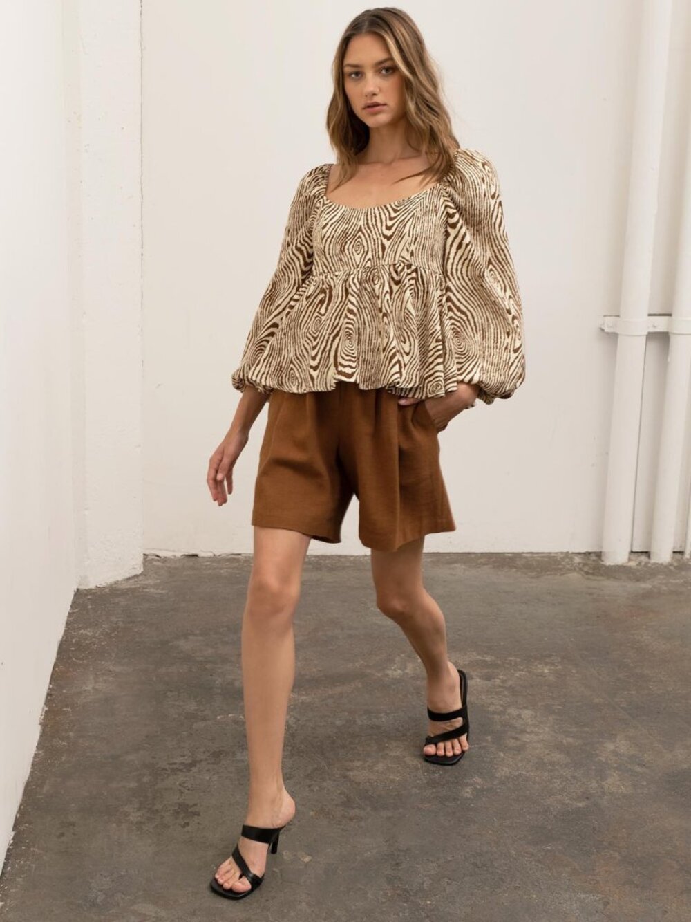 Moon River Woven Blouse